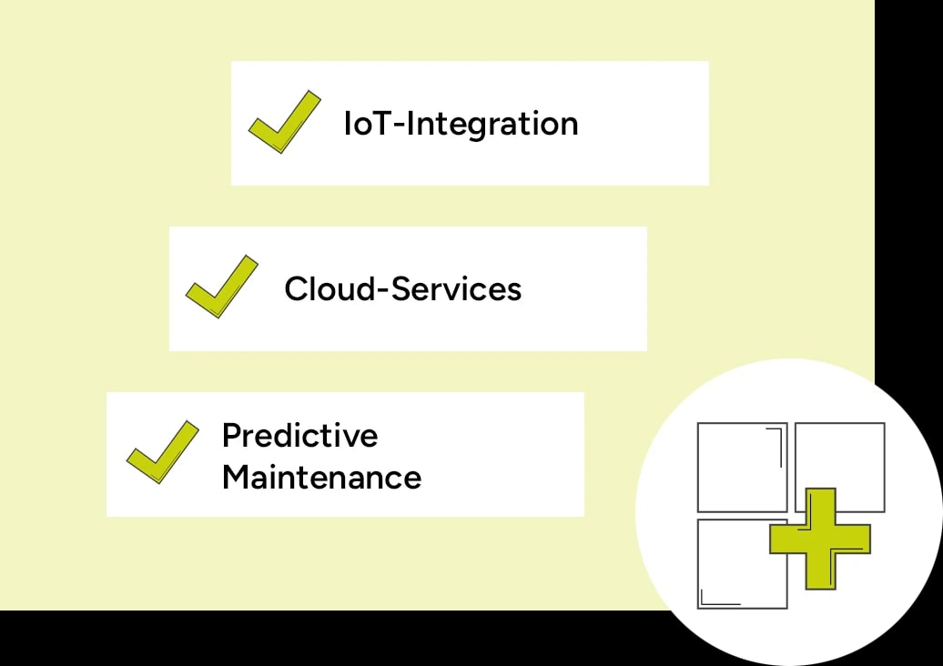 Begriffe IoT-Integration Cloud-Services Preditive Maintenance